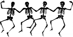 Dancing Skeletons clip art Free vector in Open office ...