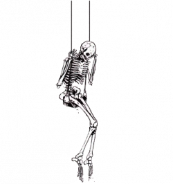 skeleton sticker swing sad blackandwhite stucker stucke...