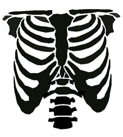 Skeleton - ribcage pattern for DIY costume | Silhouette ...