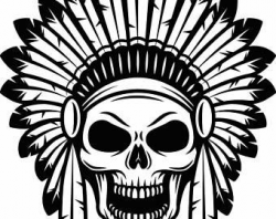 Aztec skull | Etsy