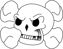 Skull Crossbones Danger Horror PNG Image - Picpng