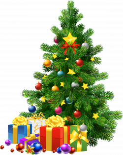 Large Transparent PNG Christmas Tree with Gifts | Gallery ...