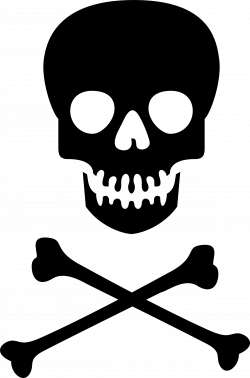 Hazard symbol Skull and crossbones Poison Clip art - Skull ...