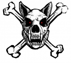 Police dog Skull and crossbones Clip art - Old West Graphics 922*808 ...
