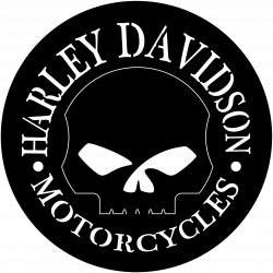 Harley Davidson Motorcycles Skull DXF file | Cnc clip art ...
