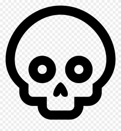 This Image Is A Skull - Thriller Icons Clipart (#1906575 ...