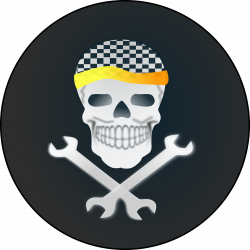 Skull And Wrenches Racing transparent image | Skull And Wrenches ...