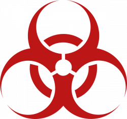 biohazard symbol | Red Biohazard clip art | Hazmat | Pinterest ...