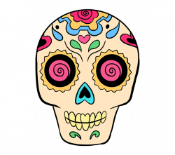 Easy Sugar Skull Drawing at GetDrawings.com | Free for personal use ...
