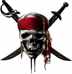 Pirates Of the Caribbean Skull Sign transparent PNG - StickPNG