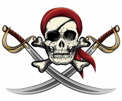 Skull Piracy Wall decal Clip art - The pirates painted her eyes 1500 ...