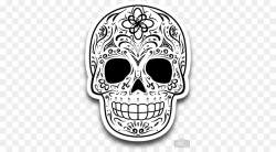 Day Of The Dead Skull clipart - Skull, Drawing, Candy ...
