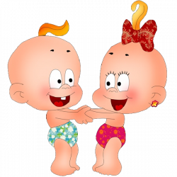 Funny Baby Boy And Girl Playing Clip Art Images.All Cartoon Baby Boy ...