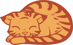 Download Sleeping Cat Clipart Png - Clipartly.comClipartly.com