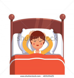 Comfy Bed Cartoon - Pillow