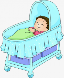 Baby Sleeping In The Crib | Clipart 6 | Baby sleeping, Cribs ...