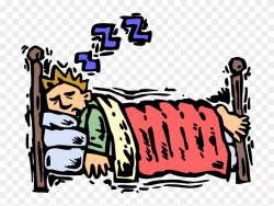 Falling Asleep In Bed Clipart - Go To Bed Sleep - Png ...