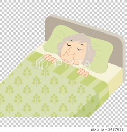 Sleeping granny - Stock Illustration [5487658] - PIXTA
