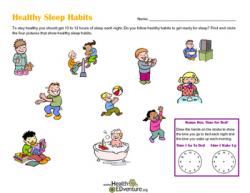Healthy Habits: Getting Sleep