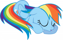Nap Time Rainbow Dash by uxyd on DeviantArt