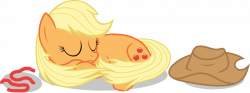 Adorable Sleeping Applejack by ShutterflyEQD on DeviantArt