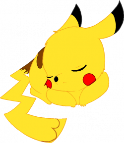 PokeBase~ Sleeping Pikachu by YukiMemories on DeviantArt