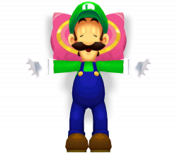 3DS - Mario & Luigi: Dream Team - Luigi (Sleeping) - The Models Resource