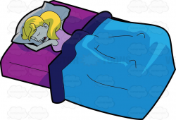 Sleeping In Bed Clipart | Free download best Sleeping In Bed ...