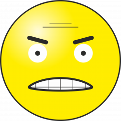 Clipart - Angry emoticon