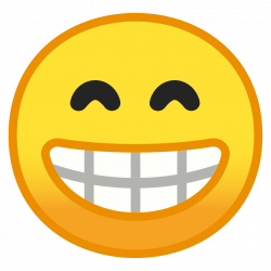 Beaming face with smiling eyes Icon | Noto Emoji Smileys Iconset ...