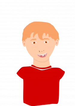 Red-hair boy smiling Icons PNG - Free PNG and Icons Downloads