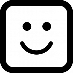 Smiling Emoticon Square Face Svg Png Icon Free Download (#53203 ...