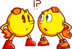 Pac-Man and Pac-Man by JamesmanTheRegenold on DeviantArt