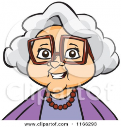 Cartoon of a Granny Woman Avatar - Royalty Free Vector ...