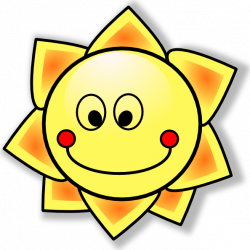 Smiling Sun Clip Art at Clker.com - vector clip art online, royalty ...