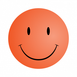 Orange Smiley Face - Encode clipart to Base64