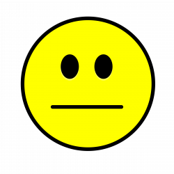 Clipart - Plain smiley simple yellow