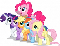 MLP - Smile Marching Parade w/Mane 6 (Side View) by RamseyBrony17 on ...