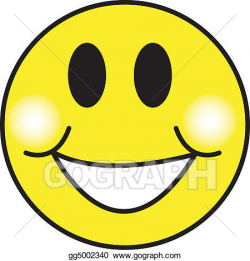 Vector Art - Smiley happy face clip art. Clipart Drawing ...