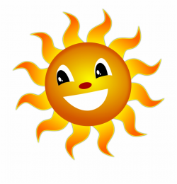 The Sun A Smile Summer Happy Png Image - Clip Art Sunny ...