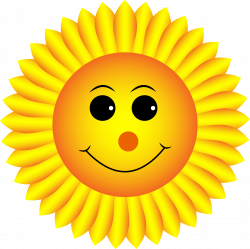 Clipart - Sunflower Smiley