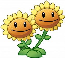 Image - Twin Sunflower HD.png | Plants vs. Zombies Wiki | FANDOM ...