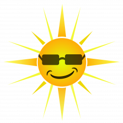 Clipart - Cool Happy Sun