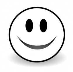 clipartist.net » Clip Art » face smile black white line art SVG