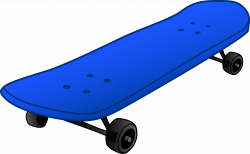 Blue Skateboard Clipart | jokingart.com Skateboard Clipart