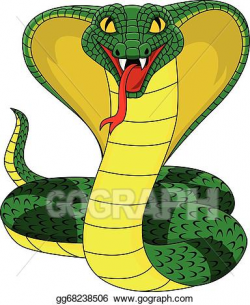 Vector Art - Angry cobra snake. EPS clipart gg68238506 - GoGraph