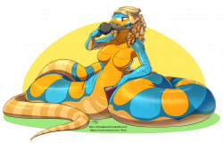 The most colorful snake by Malificus -- Fur Affinity [dot] net