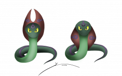 Kawaerbi - Poison Snake Fakemon by DarkraiLady on DeviantArt