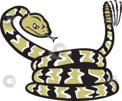 rattlesnake shilouettes and clip art | Rattlesnake Cartoon ...