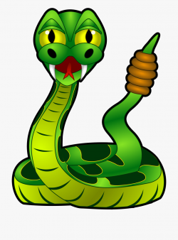 Cartoon Rattle Snake - Rattlesnake Clipart #63732 - Free ...